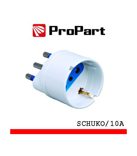 Adattatore schuko spina16A polybag