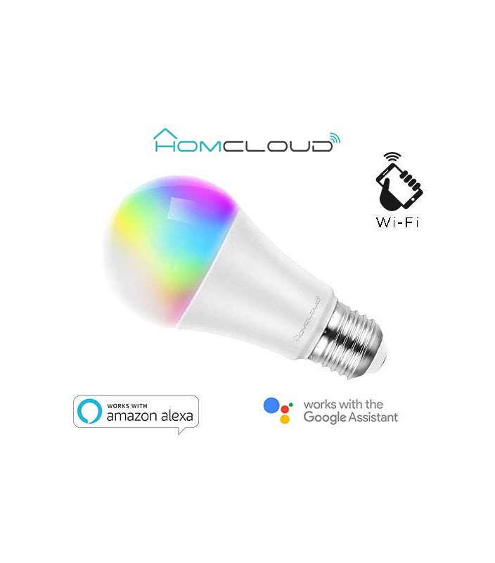 Lampadina Wi-FI RGB + Bianco CCT E27 dimmerabile