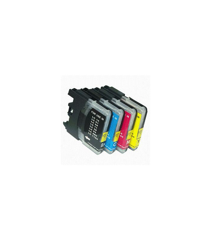 12ML Yellow Compa Brother LC61,LC980, LC1100, LC985