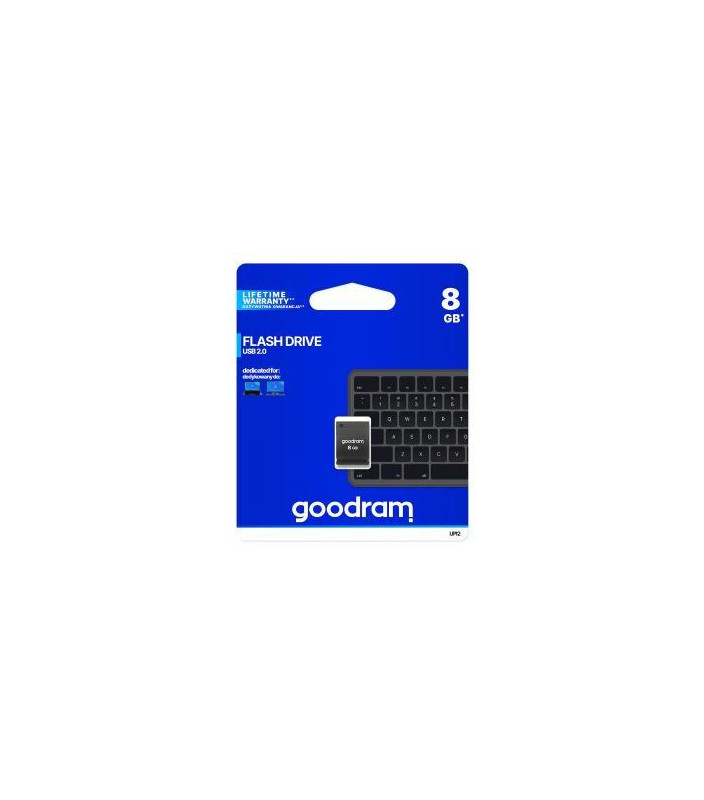 Pendrive Goodram UPI2 8GB USB MINI 2.0 blk - retail blister