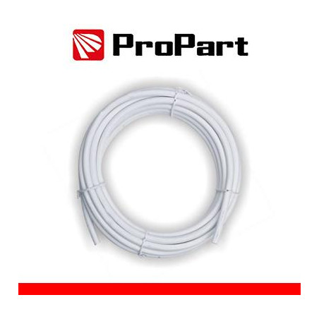 Rotolo cavo elettrico tripolare 25m H05VV-F3G 1.0mm bianco