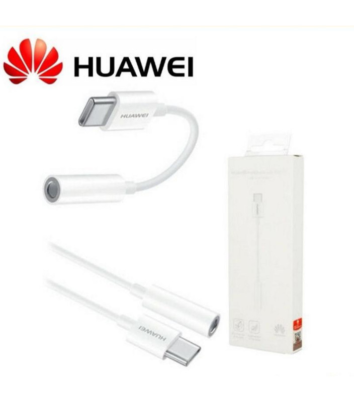 Adattatore Originale Huawei CM20 Tipo C / 3,5mm Bianco