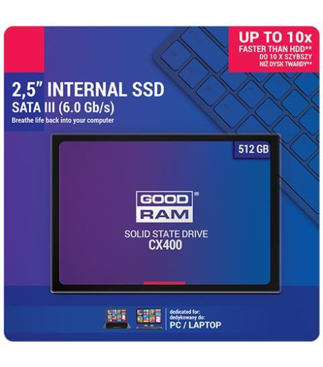 SSD GoodRAM CX400-G2 512GB SATA III 2,5 - retail box