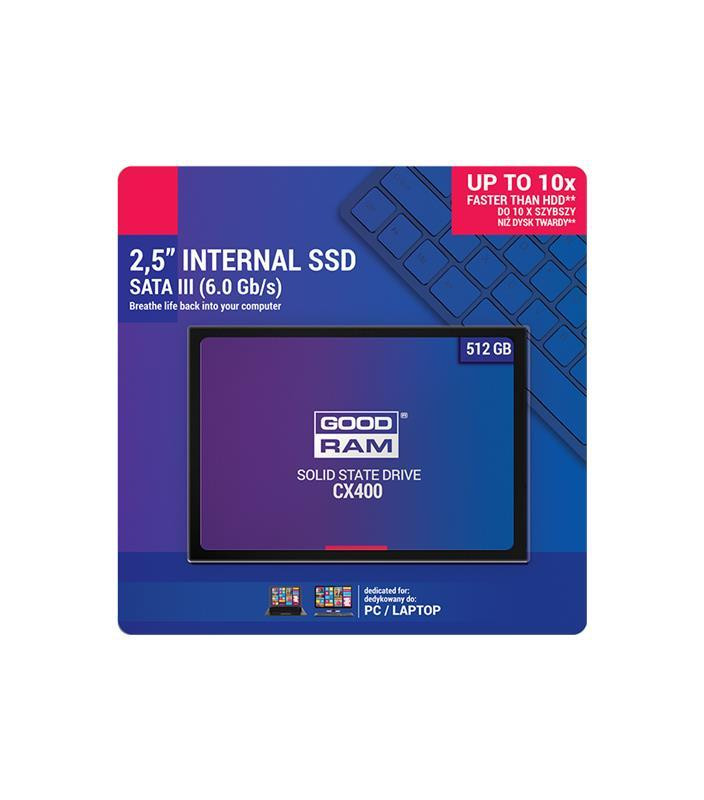 SSD GoodRAM CX400-G2 512GB SATA III 2,5 - retail box