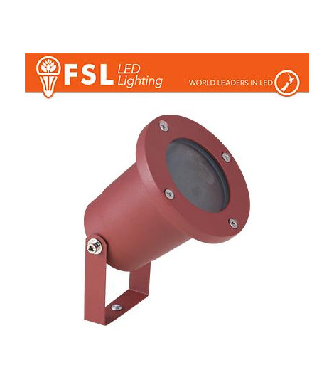 Faretto giardino orientabile picchetto ip65 gu10 Corten