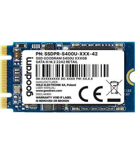 SSD GoodRAM S400U SATA III M.2 2242