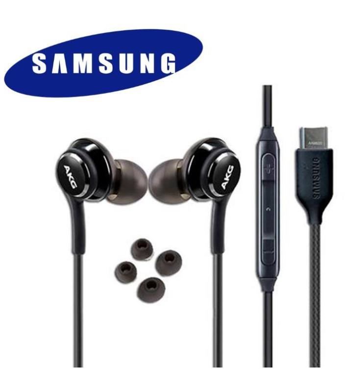 Auricolari Samsung EO-IC100BBE AKG Tipo-C Neri in Bulk