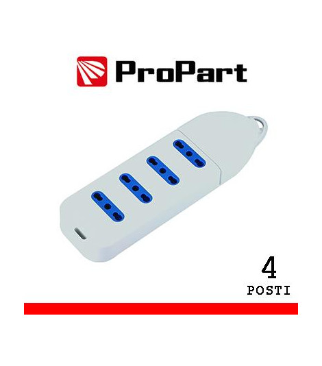 Multipresa 4pos bipasso senza cavo