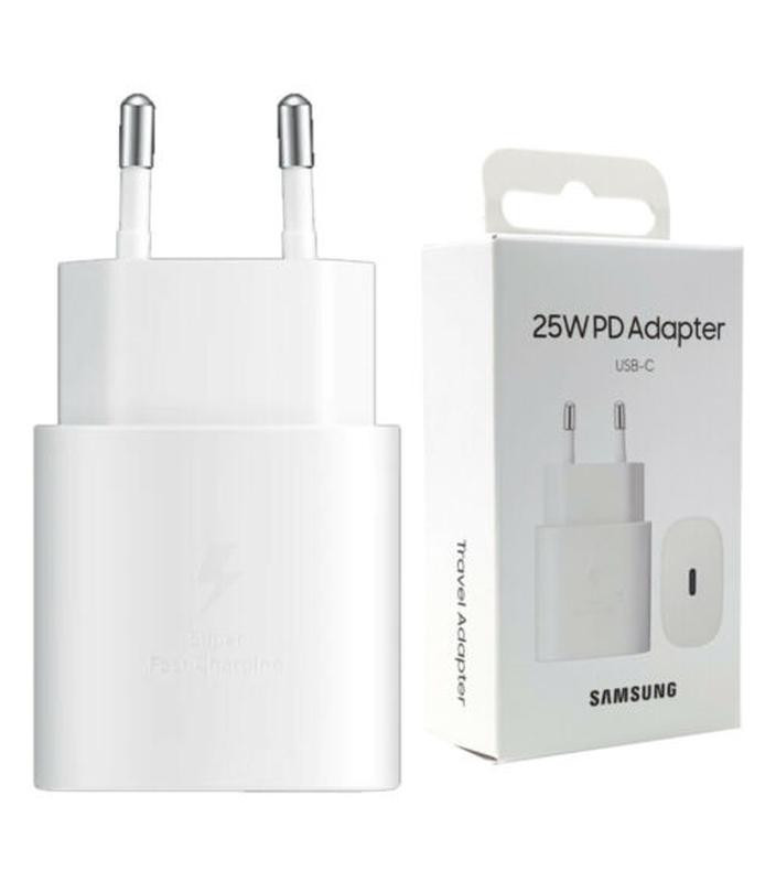 Carica Batteria EP-TA800NWE Samsung USB-C 25W Bianco