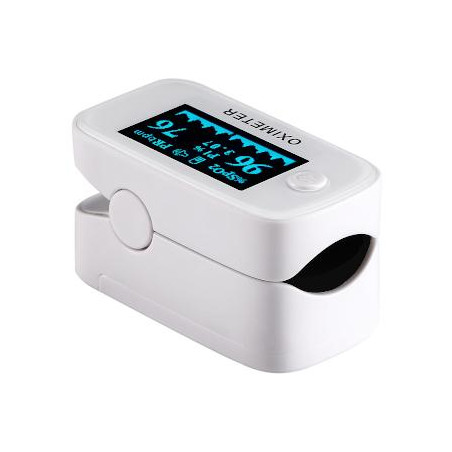 Pulsossimetro Da dito Digitale display OLED 1,3'' - CON PILE