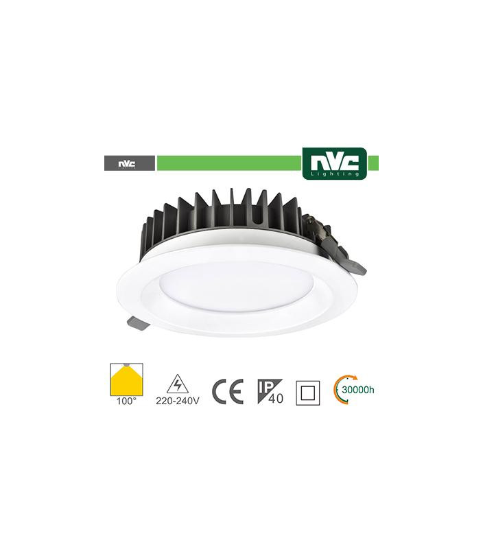 Downlight LED IP40 15W 4000K 1215LM 100º FORO:125mm