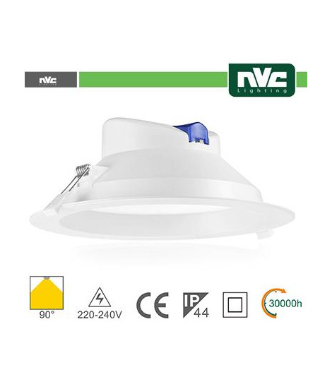 Downlight LED IP44 17W 3000K 1550LM 90º FORO:145-155mm