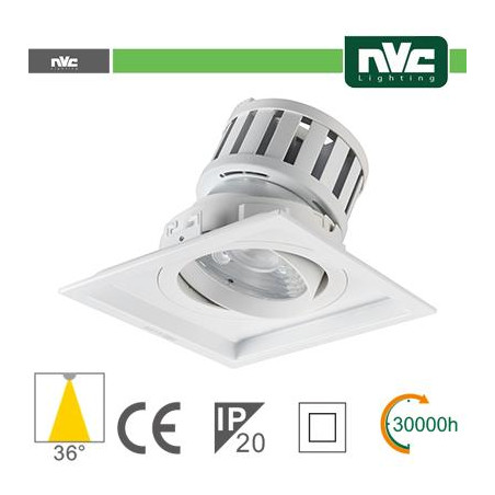 Incasso Multi lampada - 24w(1x24w) 3000k 2140lm 36° PF95