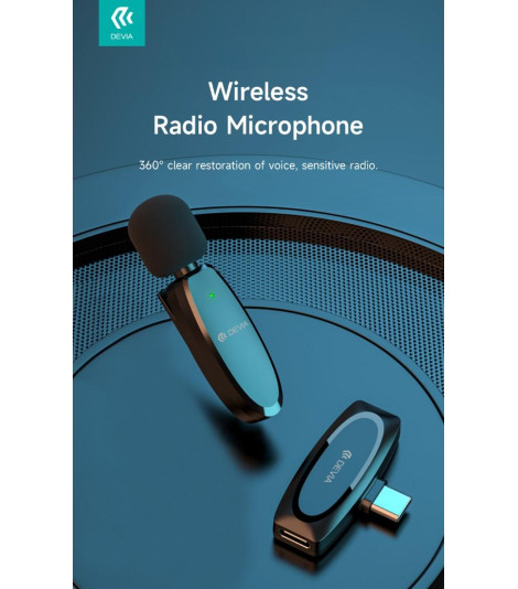 Microfono wireless per Device Apple connessione Lightning