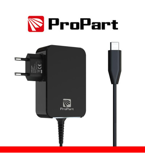 Alimentatore GaN Type C 65W nero