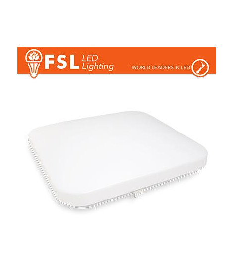 Plafoniera Quadrata LED IP20 25W 3000K 33x6,8cm