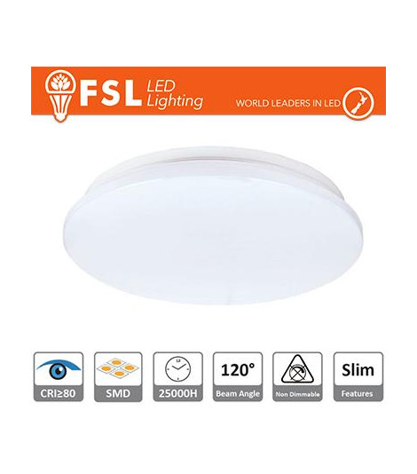 Plafoniera LED 13W 5700K 120° 26x5,5cm CRI80