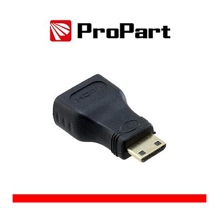 Adattatore Spina HDMI Mini(tipo C)–Presa HDMI(19PIN) dorato