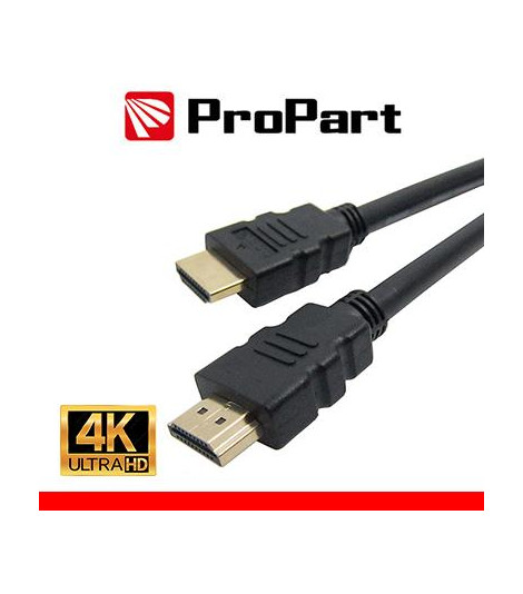 Cavo HDMI 2.0 High Speed 4K 3D con Ethernet 0.5m SP-SP NERO