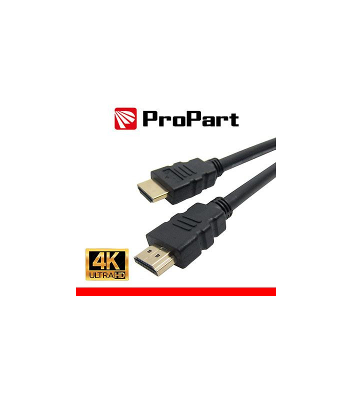 Cavo HDMI 2.0 High Speed 4K 3D con Ethernet 3m SP-SP NERO