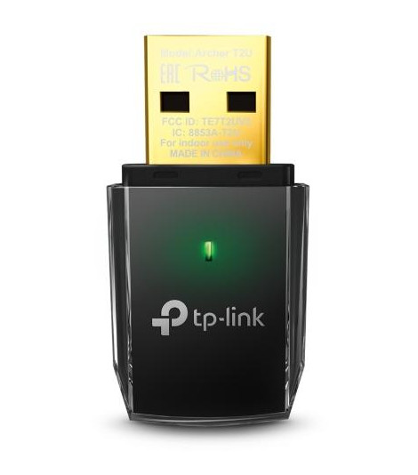 Scheda Wireless USB Dual Band AC600 TP-Link Archer T2U