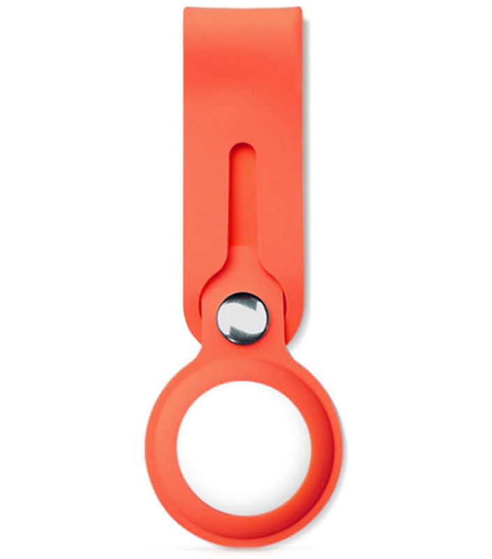 Cinghietta in silicone supporto per AirTag Apple Arancio