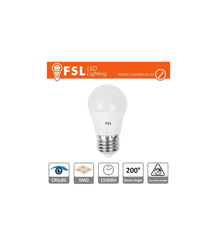 Lampada Sfera - 5,5W 6500K E27