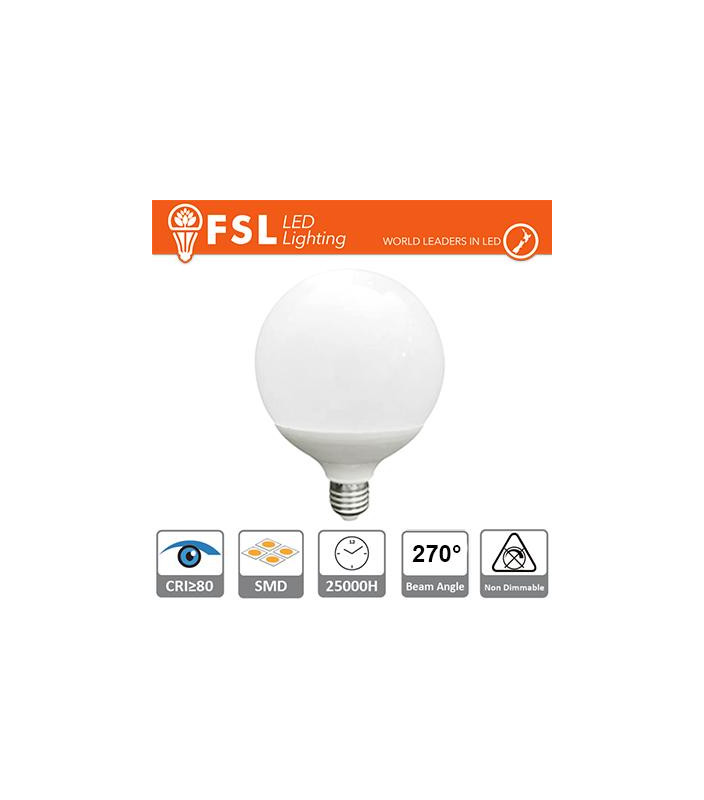 Lampada Globo Ø12cm - 24W 4000K E27