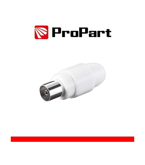 Presa antenna TV 75 Ω 9.5mm new