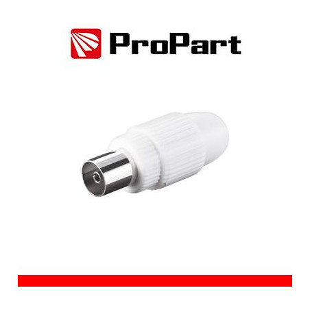 Presa antenna TV 75 Ω 9.5mm new