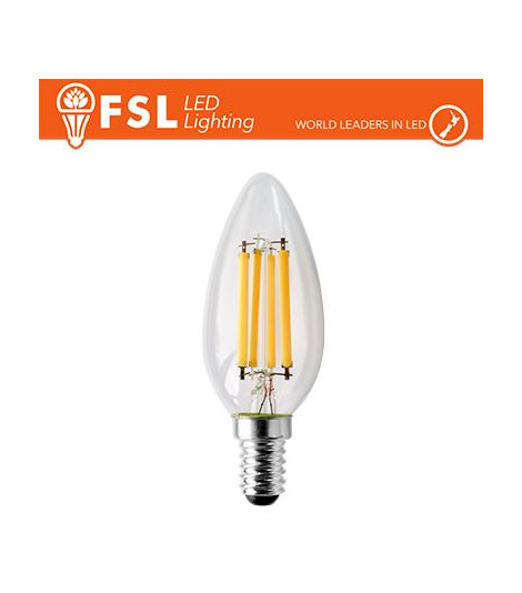Lampada Filamento Oliva - 4W 2700K E14 470LM