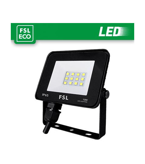 Proiettore per esterni Nero 10W - IP65 120° 4000K