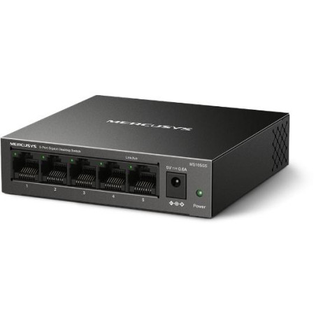 Switch 5-Porte Metallo 10/100/1000Mbps - Mercusys MS105GS