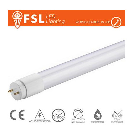 T8 LED Tubo Vetro - 14W 1200LM 6500K 90cm