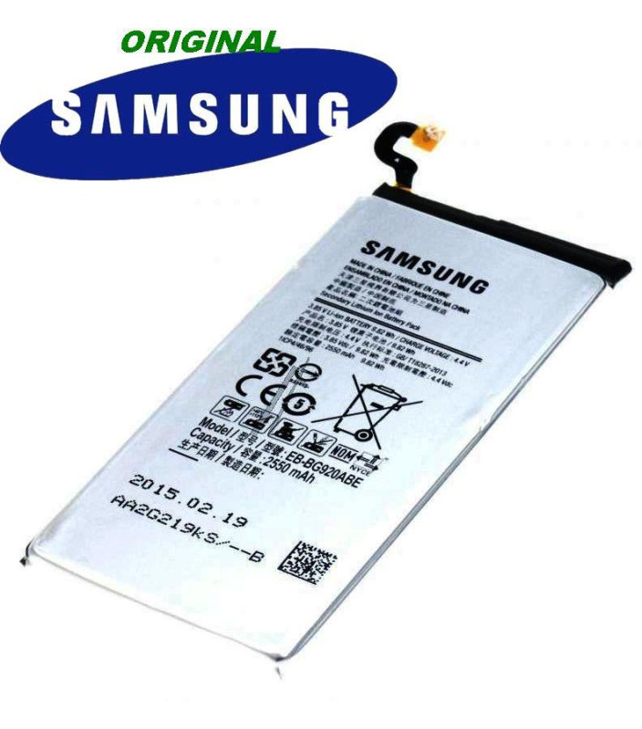 Batteria per Samsung Galaxy S6 Originale EB-BG920ABE 2550MAH