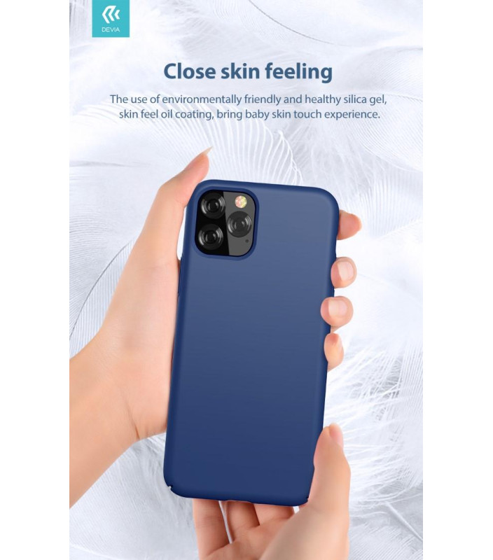 Cover in Silicone e protezione camera per iPhone 11 Pro Nera