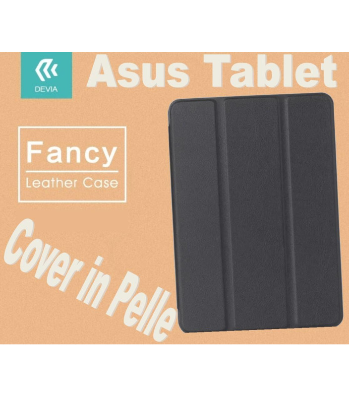 Custodia in pelle per Tablet Asus Zenpad 10.1 Z300C Nera