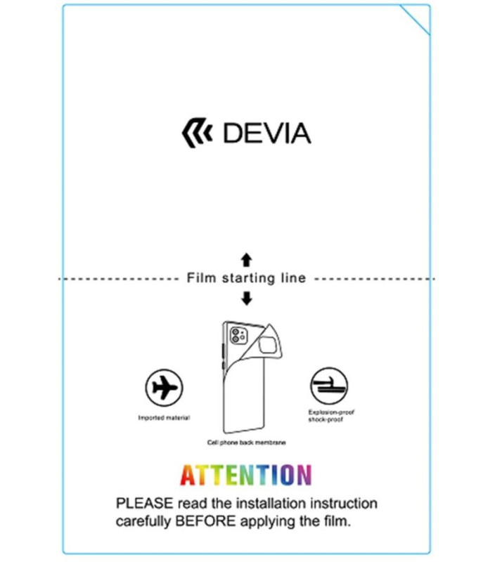 Pellicola Posteriore 12x18 TPU Anti Shock per plotter