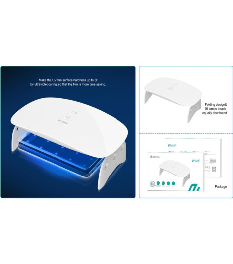 Devia Lampada UV 120W da banco per indurimento pellicole