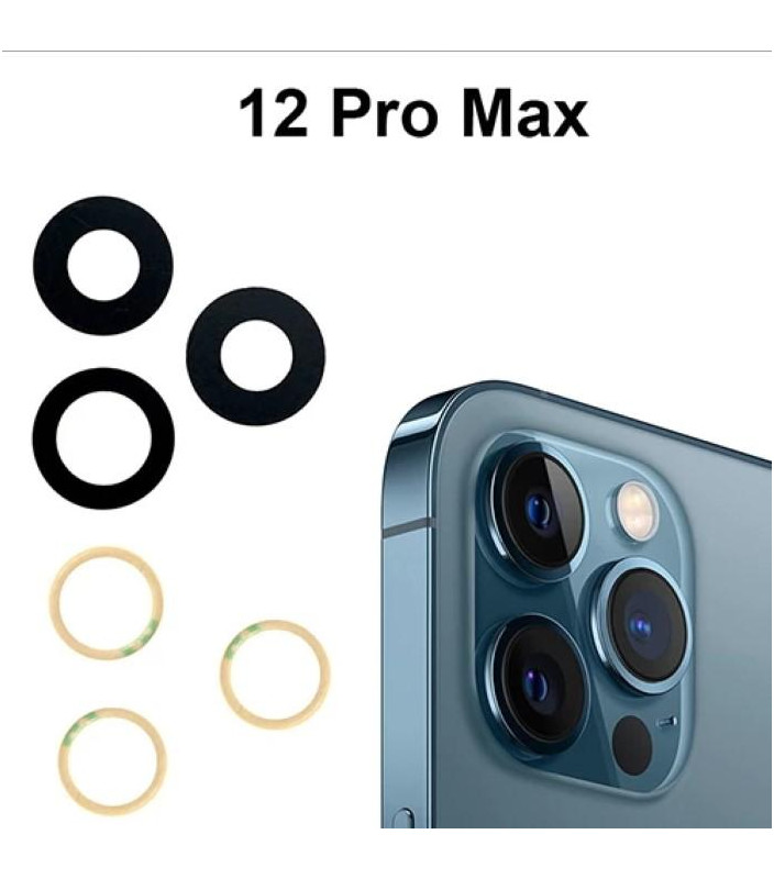 Lenti Fotocamera posteriore Foxconn per iPhone 12 Pro Max