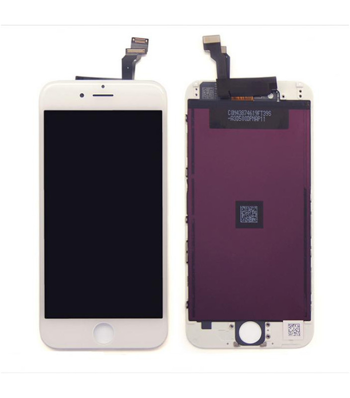 Lcd AA+ OEM Assemblato Alta Luminosita per IPhone 6 Bianco