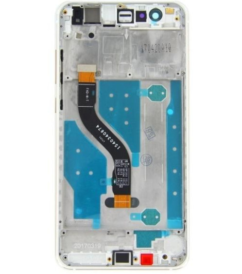Huawei P10 Lite LCD Display Touch + Frame Originale Bianco
