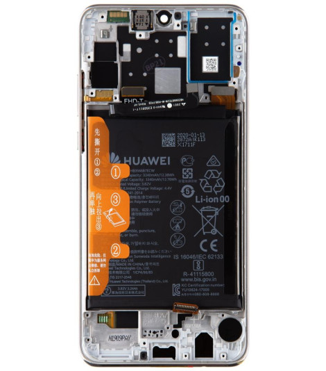 Lcd Huawei P30 Lite 2020 02352PJN MAR-L21MEA White 48MP