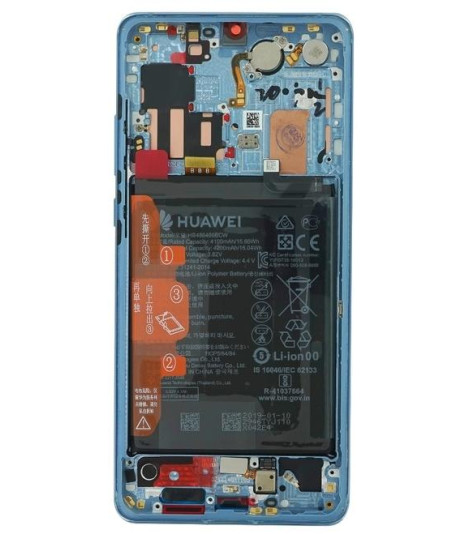 Lcd per Huawei P30 Pro Service Pack 02352PGE Aurora blue