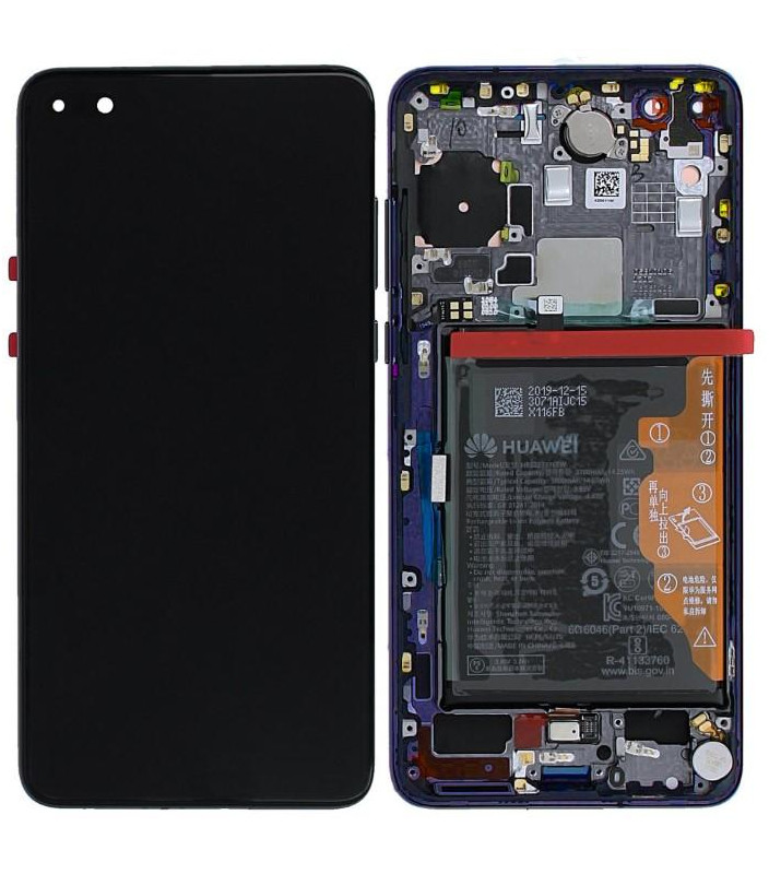 Huawei P40 Pro LCD ELS-NX9 ELS-N09 Blu Service Pack