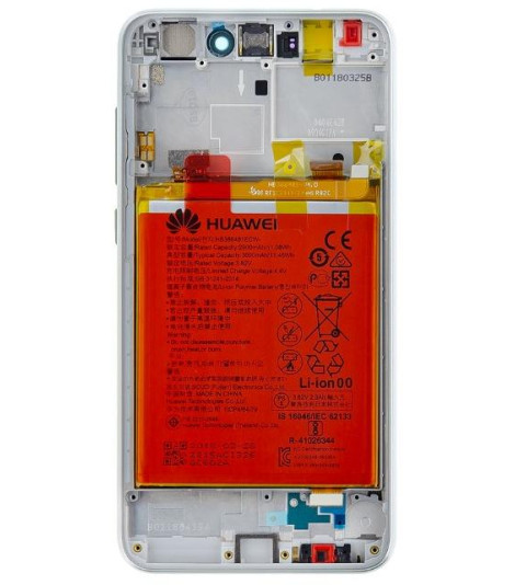 Lcd Huawei P9 & P8 Lite 2017 Service P con Batteria Bianco