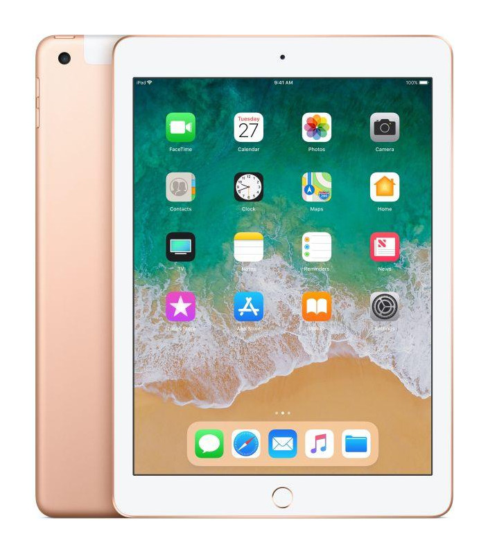IPAD 6Th Gen. 128GB WI-FI+CELLULAR USATO GRADO A Gold