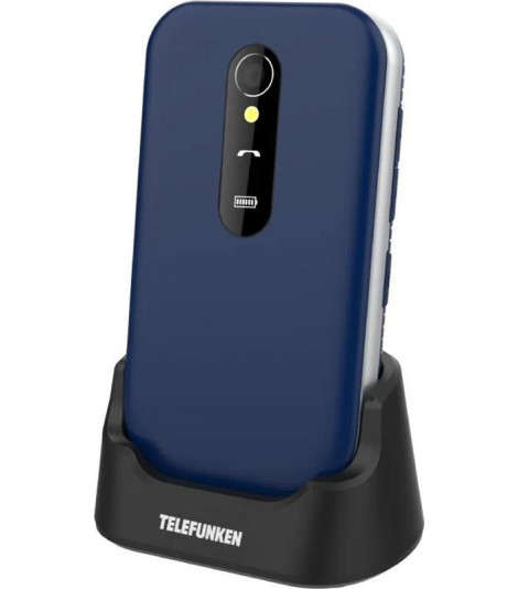 Telefono Cellulare Conchiglia S450 Telefunken 2.8'' Blu