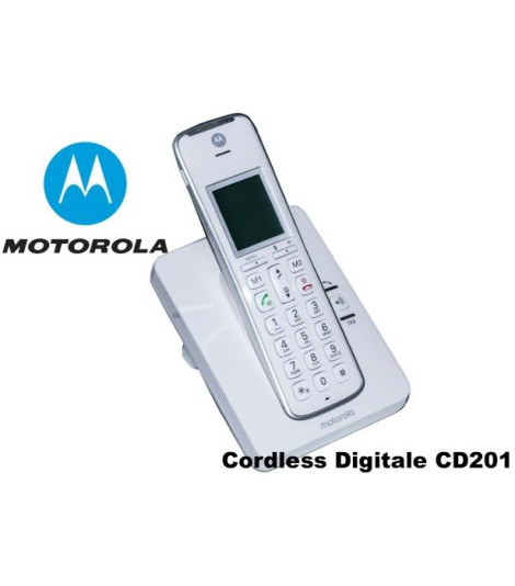 Telefono Cordless Digitale Motorola CD201