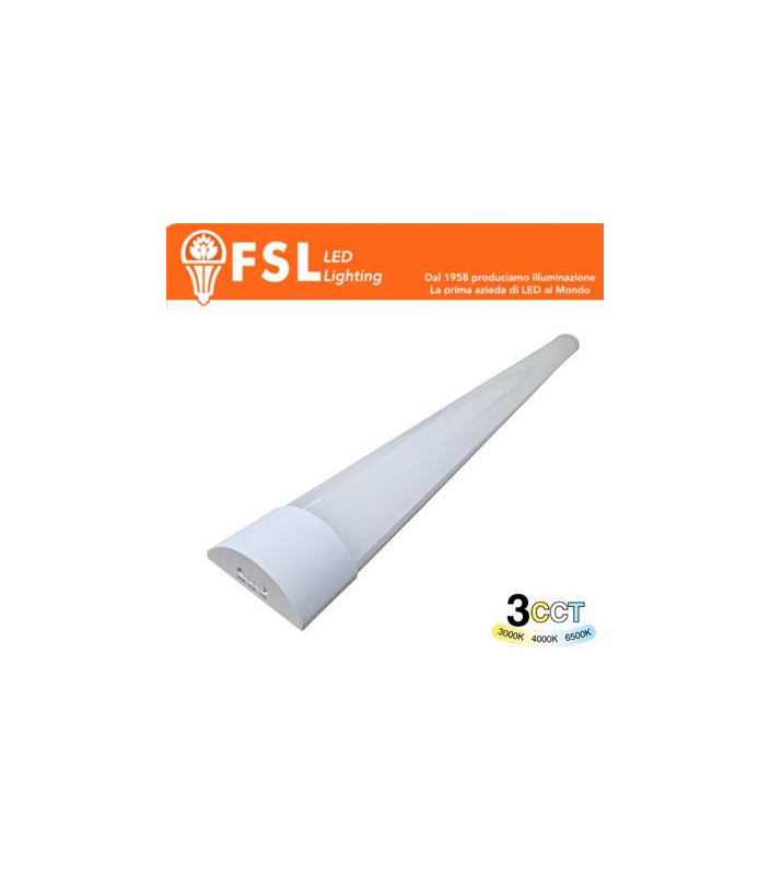 Plafoniera Lineare LED 32W 120cm - 3 in 1 CCT (3000-4000-6500K)
